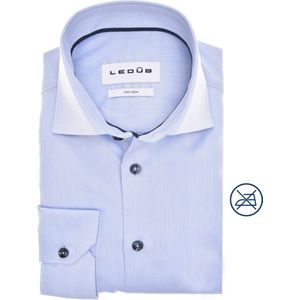 Ledûb overhemd modern fit lichtblauw mouwlengte 7