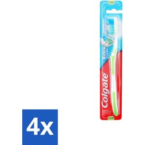 Colgate - Tandenborstel - Extra Clean Medium - 1 Tandenborstel - Voordeelverpakking - 4 stuks