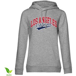 Hybris Los Angeles California Girls Hoodie Damen Heather-Grey-S