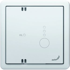 Zehnder draadloze CO2 sensor RF67 inbouw incl. afdekraam - wit (655000835)