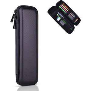 Stylus opbergetui - beschermhoes, zwarte etui - EVA hardshell pennenetui, geschikt voor directiepennen en stylus - 1 stuk - zwart - Geschikt voor Apple Pencil Pen Case