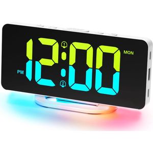Lexium Wekkerradio Op Netstroom - Klokradio - Wekkerradio - Klokradio Met Wekker - Wekkerradio Dab - Wekker Dab Radio