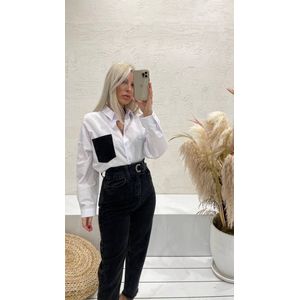 Overhem Met Zwartespijker Zak