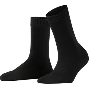 FALKE ClimaWool duurzaam lyocell merinowol sokken dames zwart - Maat 37-38