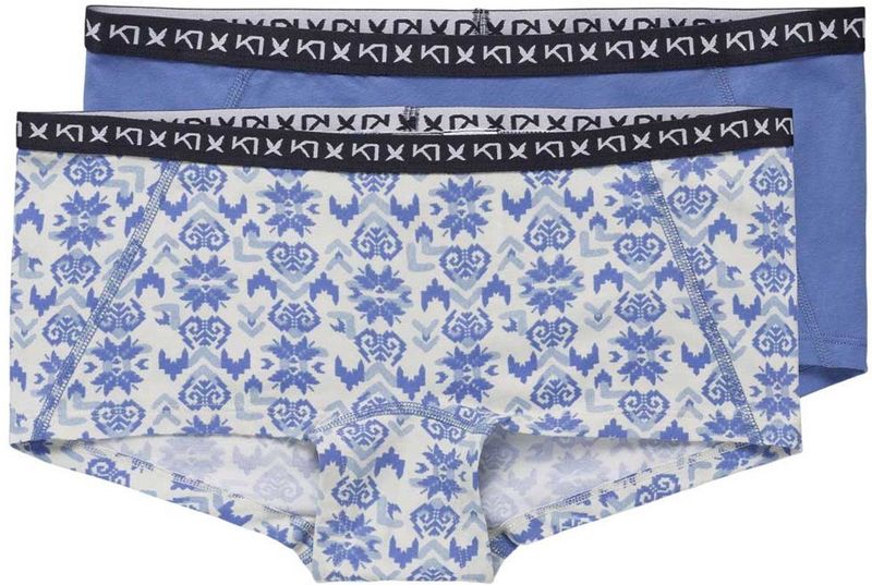 Kari Traa Womens Tina Hipster 2-Pack Ondergoed (Dames |grijs)