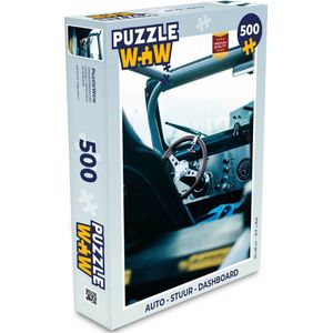 Puzzel Auto - Stuur - Dashboard - Legpuzzel - Puzzel 500 stukjes