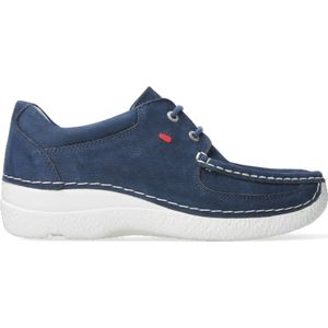 Wolky Veterschoenen Roll Shoe denim nubuck