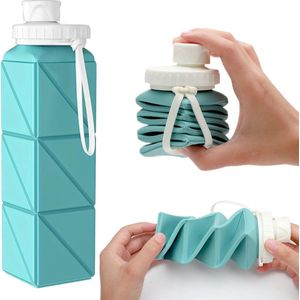 Selbro ® Opvouwbare en Herbruikbare Siliconen Waterfles voor Outdoor Avonturen en Sportactiviteiten