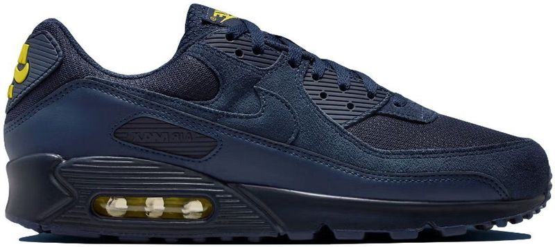 Nike - Air Max 90 - Sneakers - Navyblauw en Goudgeel