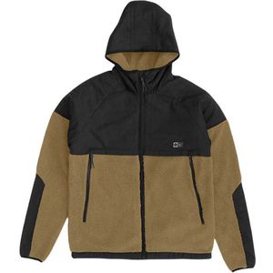 Salty Crew - Shield Sherpa Fleece - Bruin - Met Volledige Rits