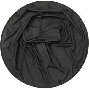 Livano Baardschort - Beard Bib - Scheerschort - Baard Cape - Kappersmantel - Kapmantel - Zwart