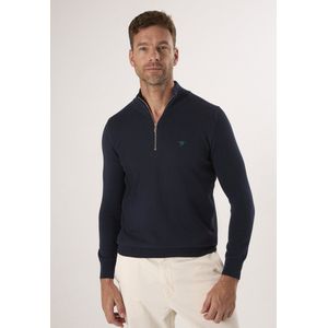 Felix Hardy - Gebreide Trui - Navy - 100% Katoen - Heren