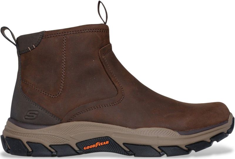 Skechers - Relaxed Fit: Repected - Evanston Enkellaarzen - Donkerbruin