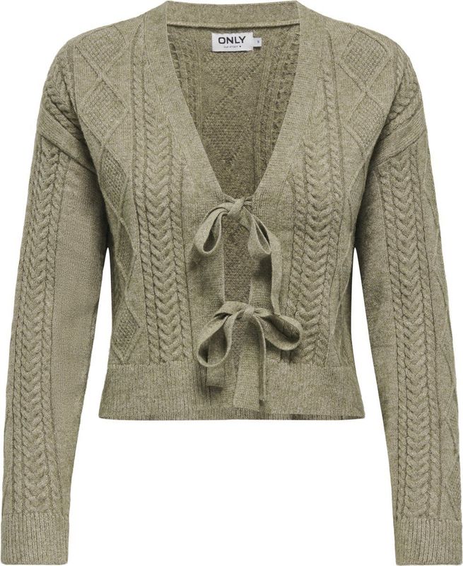Only - Onlfia Life Ls String - Cardigan - Melange - Dames