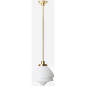Art Deco Trade - Hanglamp Art Deco Punt Large 20's Messing