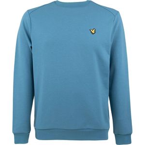 Lyle & Scott O-hals sweater fly fleece blauw - XL