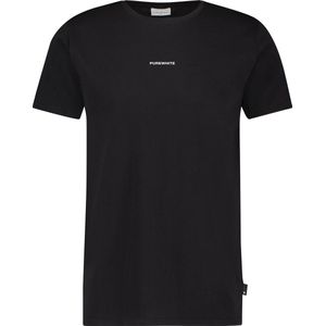 Purewhite - Heren Regular fit T-shirts Crewneck SS - Black - Maat XXL