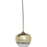 Light & Living Hanglamp Mayson - Glas Goud - Ø23cm - Modern - Hanglampen Eetkamer, Slaapkamer, Woonkamer