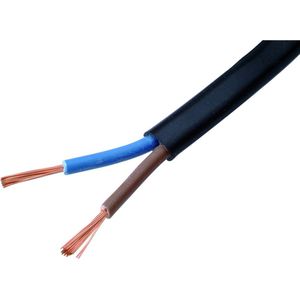 Neopreen buitenkabel - 2 x 1,00mm - 25 meter op rol
