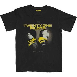 Twenty One Pilots - Back To Back Heren T-shirt - 2XL - Zwart