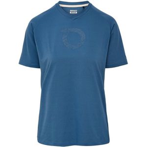 Briko Adventure Graphic T-shirt Met Korte Mouwen Blauw L Vrouw