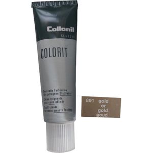 Collonil Colorit - Dekkende Kleurcreme Tube - Goud Metallic - 50ml (Schoensmeer - Schoenpoets)