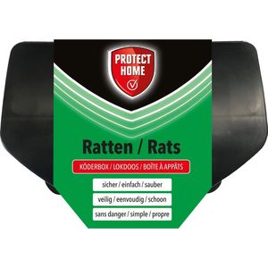 Protect Home Voerdoos Ratten Plastic - Ongediertebestrijding - 1 stuk