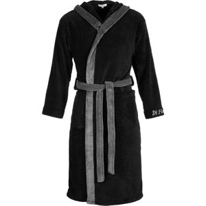 Badjas voor heren, met capuchon, ochtendjas, nachtkleding van luxe microvezel, kimono met keuze uit kleuren en maten S - 5XL, badjas, Oeko-Tex Standard 100