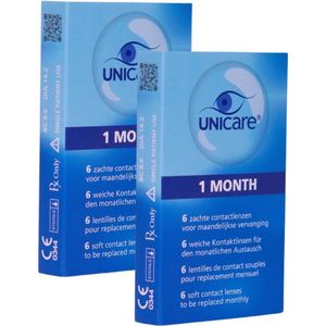 Unicare maandlenzen 6-pack X 2 -7.50 - Zachte Maandlenzen