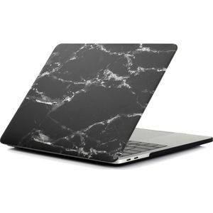 Mobigear Laptophoes geschikt voor Apple MacBook Pro 16 Inch (2019-2020) Hoes Hardshell Laptopcover MacBook Case | Mobigear Marble - Zwart - Model A2141