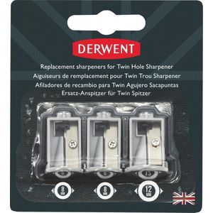 Reserve messen voor Derwent batterij puntenslijper - 3 stuks