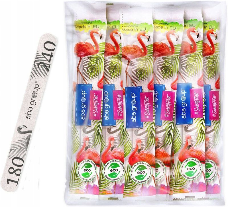 Aba Group - Professionele Nagelvijlset - Dubbelzijdige Nagelvijlen - 25 Stuks - Gradatie 180/240