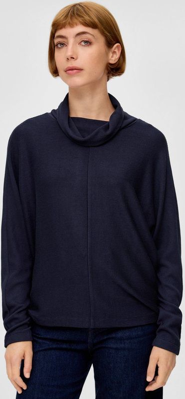 s.Oliver - Sweatshirt - Blauw - Katoen