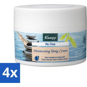 Kneipp - Body crème - Me‑Time - Patchouli & Sandelhout - 200 ml - Voordeelverpakking - 4 stuks