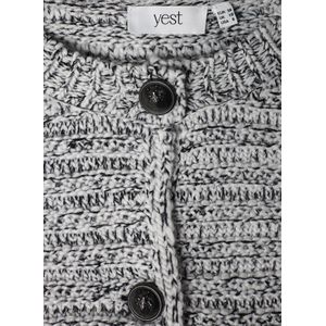 YEST Derica - Black/Off White Mela - maat 44