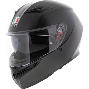 AGV K3 E2206 Mat zwart Integraalhelm MPLK - ECE goedkeuring - Maat XXL - Integraal helm - Scooter helm - Motorhelm - Zwart - ECE 22.06 goedgekeurd
