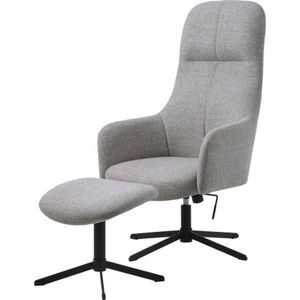 Fauteuil Manning met voetenbank - Naturel