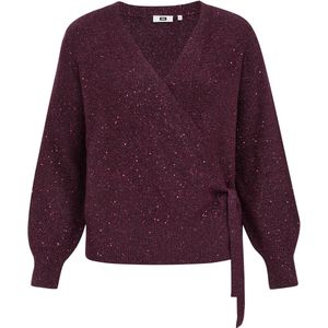 WE Fashion - Overslagvest - Zwart - Curve