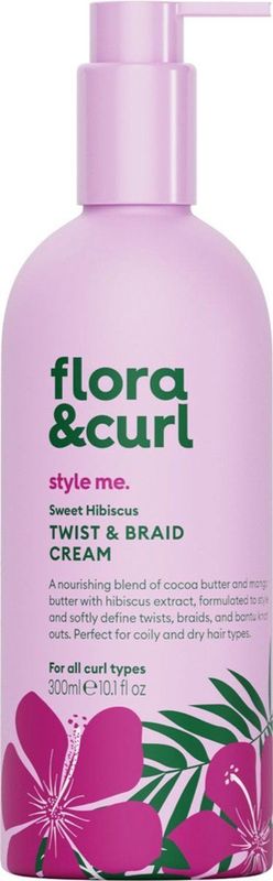 Flora & Curl Sweet Hibiscus Twist & Braid Cream