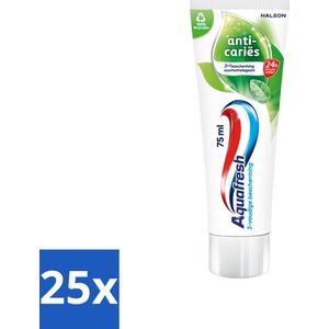 Aquafresh Tandpasta Anti-Caries 75 ml - Bulkverpakking - 25 stuks