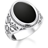 Thomas Sabo - TR2454-641-11 - Ring - Zwart - 925er Zilver - Zirkoon