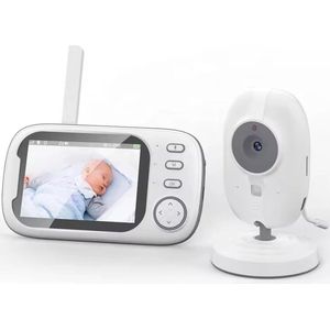 Babyfoon met Camera – Baby monitor – Nachtzicht – 3.5” Monitor – Tweerichtingsaudio – VOX – 300m Bereik – Zonder WiFi