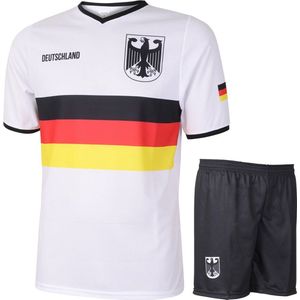 Duitsland Voetbaltenue Thuis - Vlag - Voetbaltenue Kinderen - Shirt en Broekje - Jongens en Meisjes - Volwassenen - Heren en Dames-152