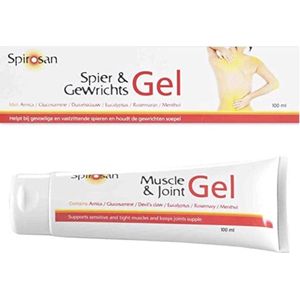 Spirosan™ Spier- & Gewrichtsgel - Balsem voor spierpijn en gewrichtspijn - Balsem tegen stijve spieren en rugklachten - Spierbalsem