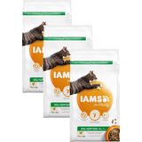 3x Iams Kat Adult Kip 3 kg