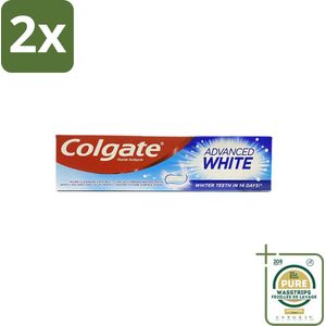 Colgate - Advanced White - Tandpasta - 100ml - Voordeelverpakking - 2 stuks - Tandpasta - Witte tanden