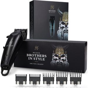 Tondeuse Mannen Pro – Tondeuse Hoofdhaar - Tondeuses Cheveux – Baardtrimmer - Hair Clipper – Haartondeuse – Haartrimmer – Kappersset - Brothers in Style