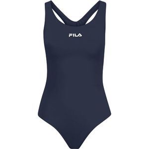Fila Damen Badeanzug Saki Racer Back Swimsuit Black Iris-L