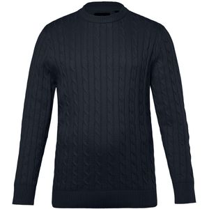 Boston Park - Heren - Boston Park trui kabelsteek tot 84/86 - Navy blauw - Maat 52+