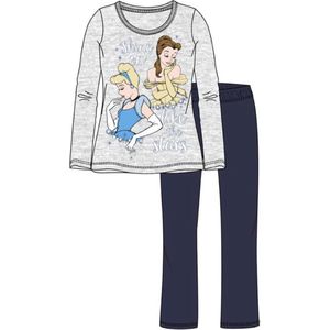Disney princess - grijs - blauw - pyjama maat 98 / 3 jaar